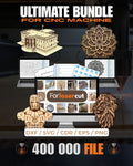 Access the ever-growing library of 400,000 exclusive laser cutting design files. Ready to use in your favorite software.