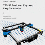 TwoTrees TTS-55 Pro Laser Engraver With Wifi Offline Control 80W Laser Engraving Cutting Machine 445±5nm Blue Light Cnc Machine