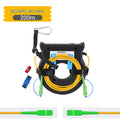 KomShine 200m Singlemode OTDR Launch Cable Rings , Improved Test Accuracy Of OTDR Dead Zone Eliminator Connector Can Customize