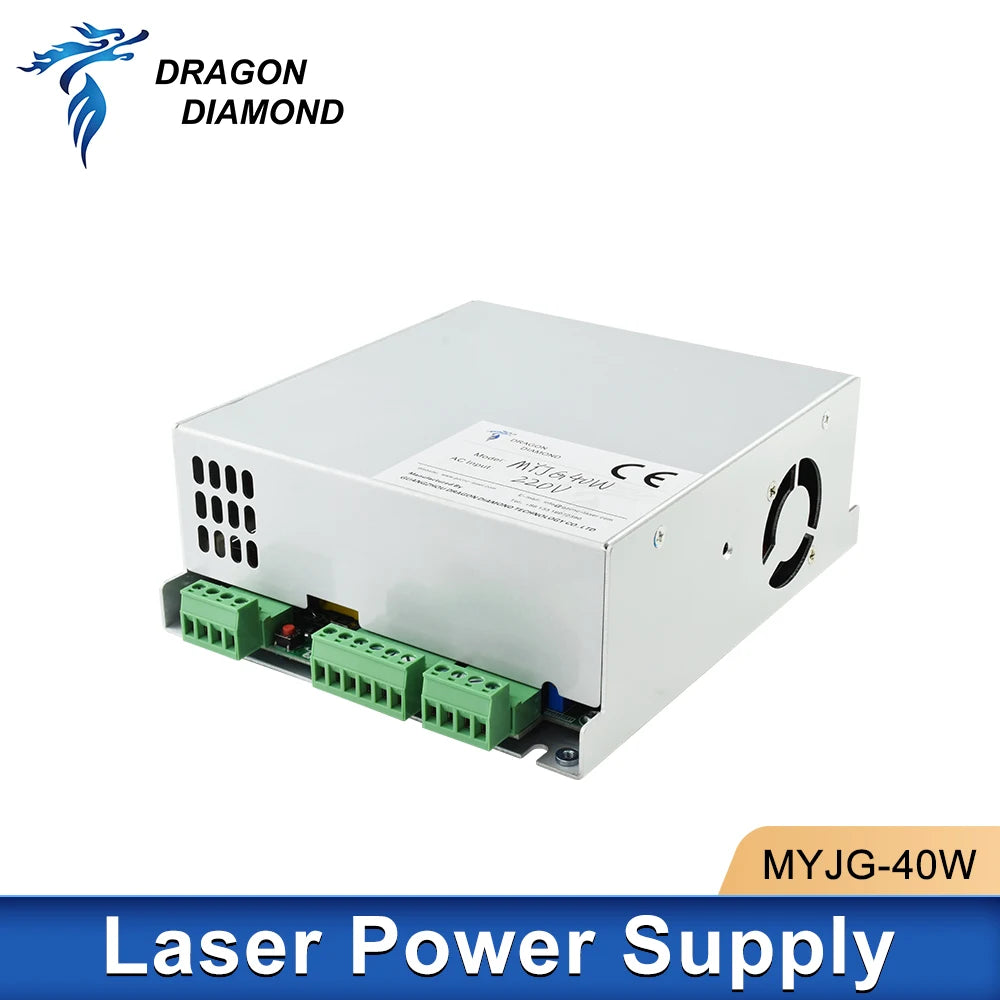 DRAGON DIAMOND K40 Series MYJG 40w CO2 Laser Power Supply 110V/220V For Laser Tube Engraving Cutting Machine
