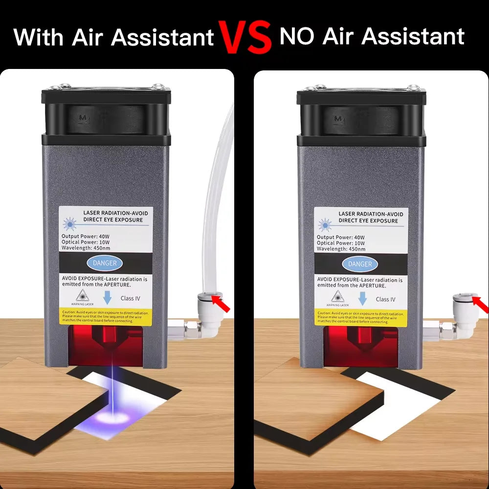 Laser Air Assist Pump AC 110V/220V Air Assist Compressor for Laser Cutter and Engraver Adjustable 10-30 L/Min