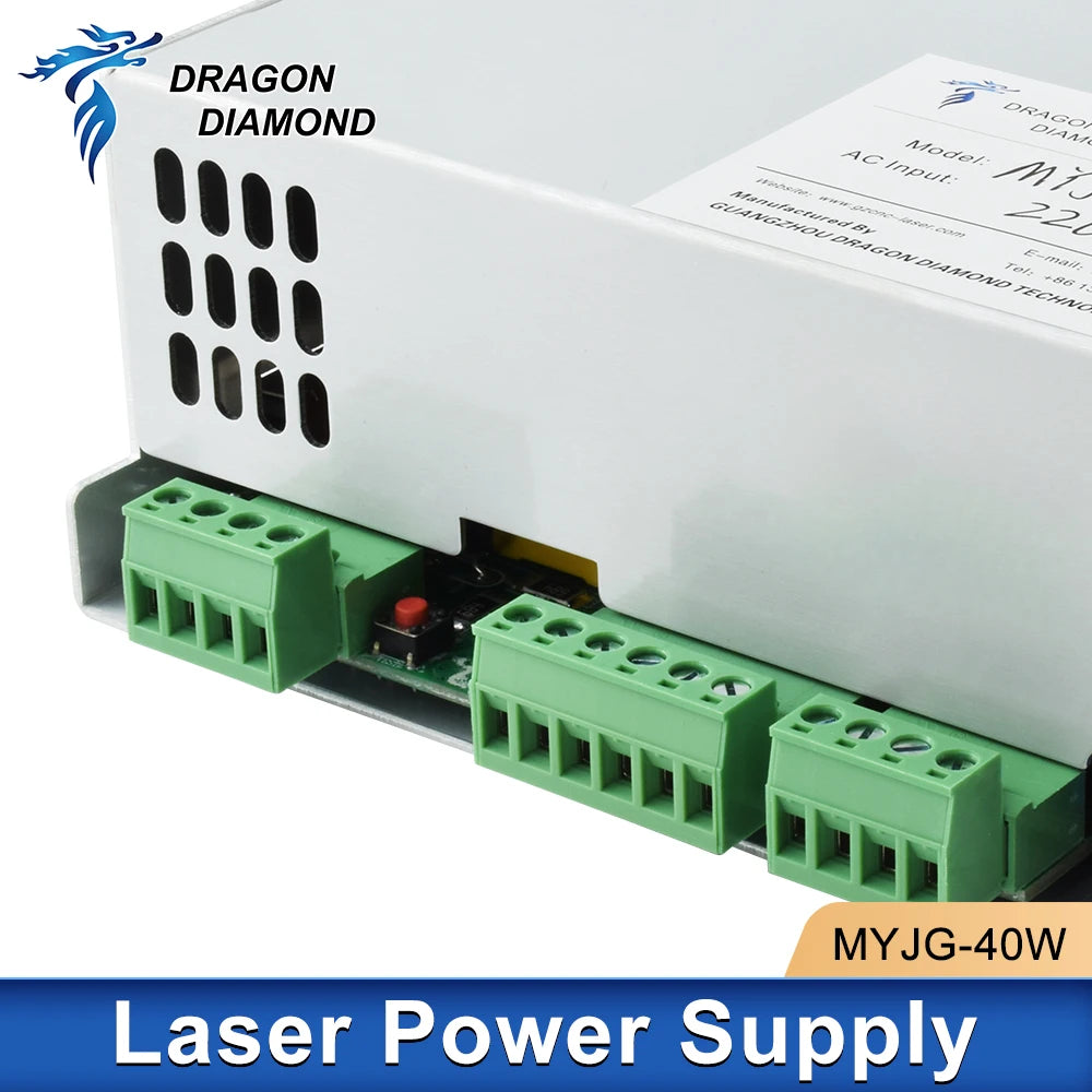 DRAGON DIAMOND K40 Series MYJG 40w CO2 Laser Power Supply 110V/220V For Laser Tube Engraving Cutting Machine