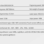 TwoTrees TTS-55 Pro Laser Engraver With Wifi Offline Control 80W Laser Engraving Cutting Machine 445±5nm Blue Light Cnc Machine