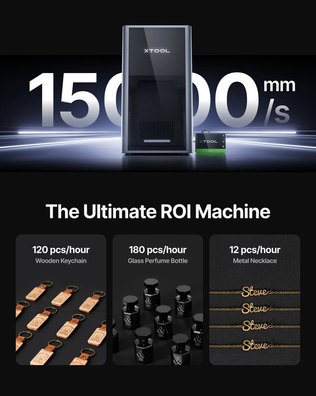 xTool F2 Ultra 60W MOPA & 40W Diode Dual Laser Engraver