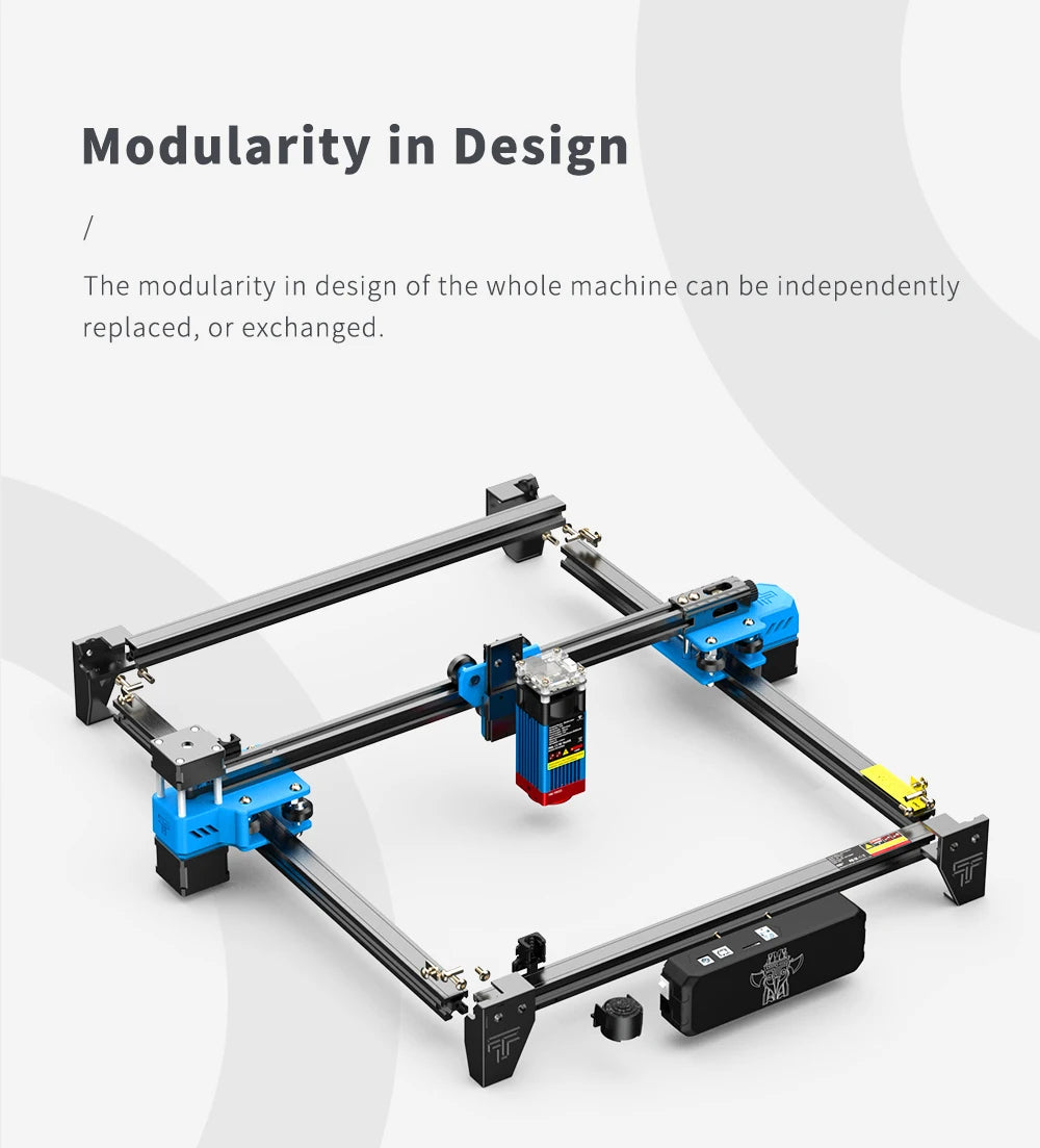TwoTrees TTS-55 Pro Laser Engraver With Wifi Offline Control 80W Laser Engraving Cutting Machine 445±5nm Blue Light Cnc Machine