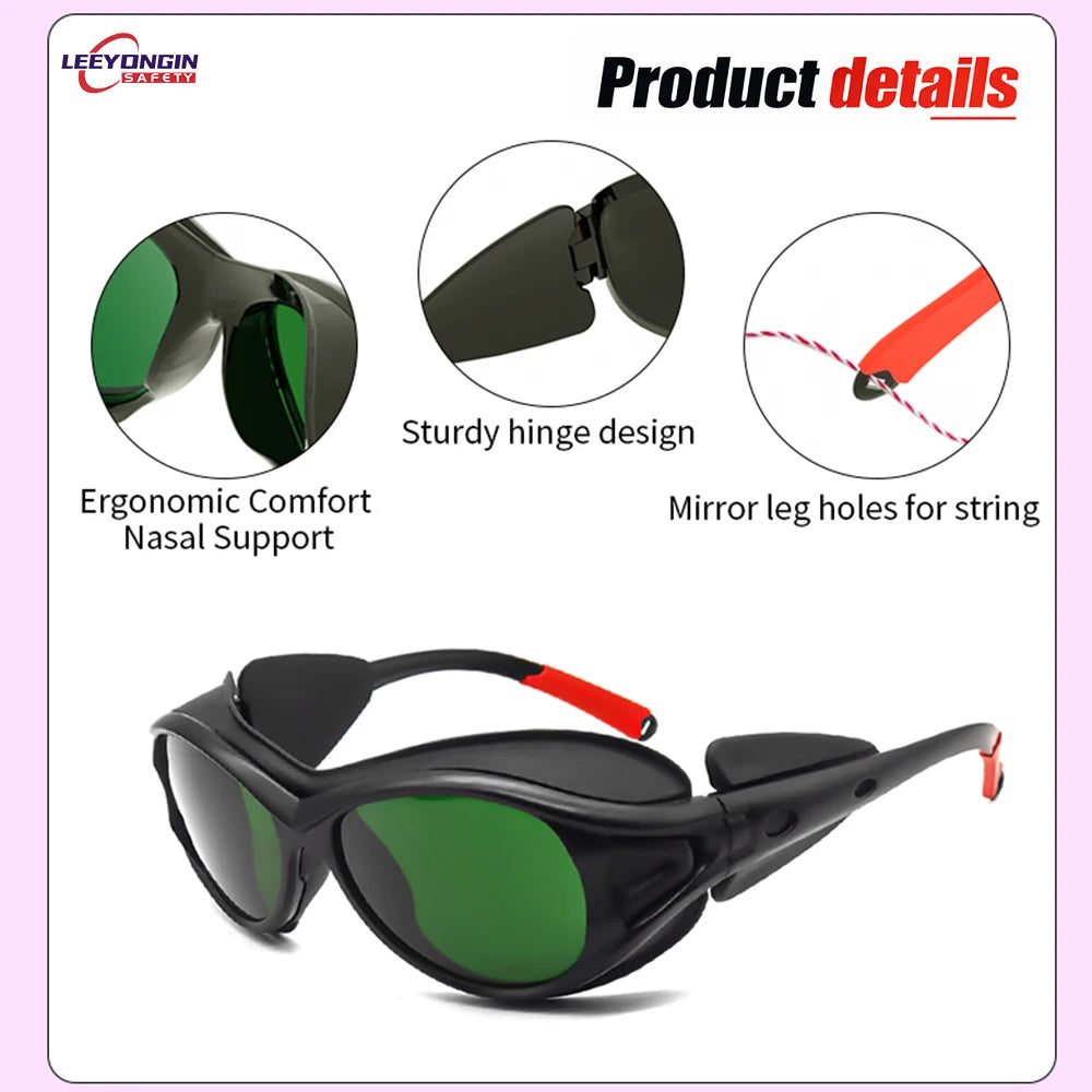 Laser Eyewear Safety Goggles for Engraver Cutter Marking DIY Workshop Fiber Laser Multi Range Eye Protection Glasses 532 1064nm