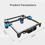 TwoTrees TTS-55 Pro Laser Engraver With Wifi Offline Control 80W Laser Engraving Cutting Machine 445±5nm Blue Light Cnc Machine