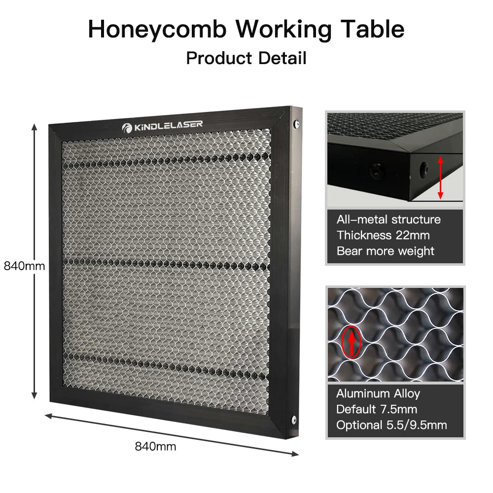 Laser Engraving Machine Fast Speed Cutting Tool Carving Honeycomb Working Table 7.5mm For Co2 Cutting Machine Laser Engraver