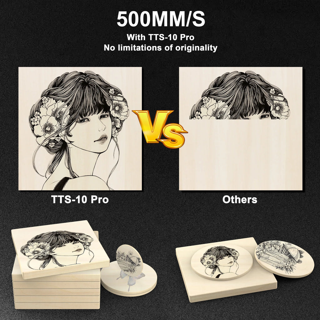 TwoTrees TTS-55 Pro Laser Engraver With Wifi Offline Control 80W Laser Engraving Cutting Machine 445±5nm Blue Light Cnc Machine