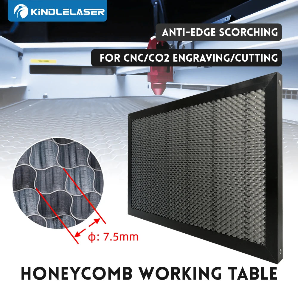 Laser Engraving Machine Fast Speed Cutting Tool Carving Honeycomb Working Table 7.5mm For Co2 Cutting Machine Laser Engraver