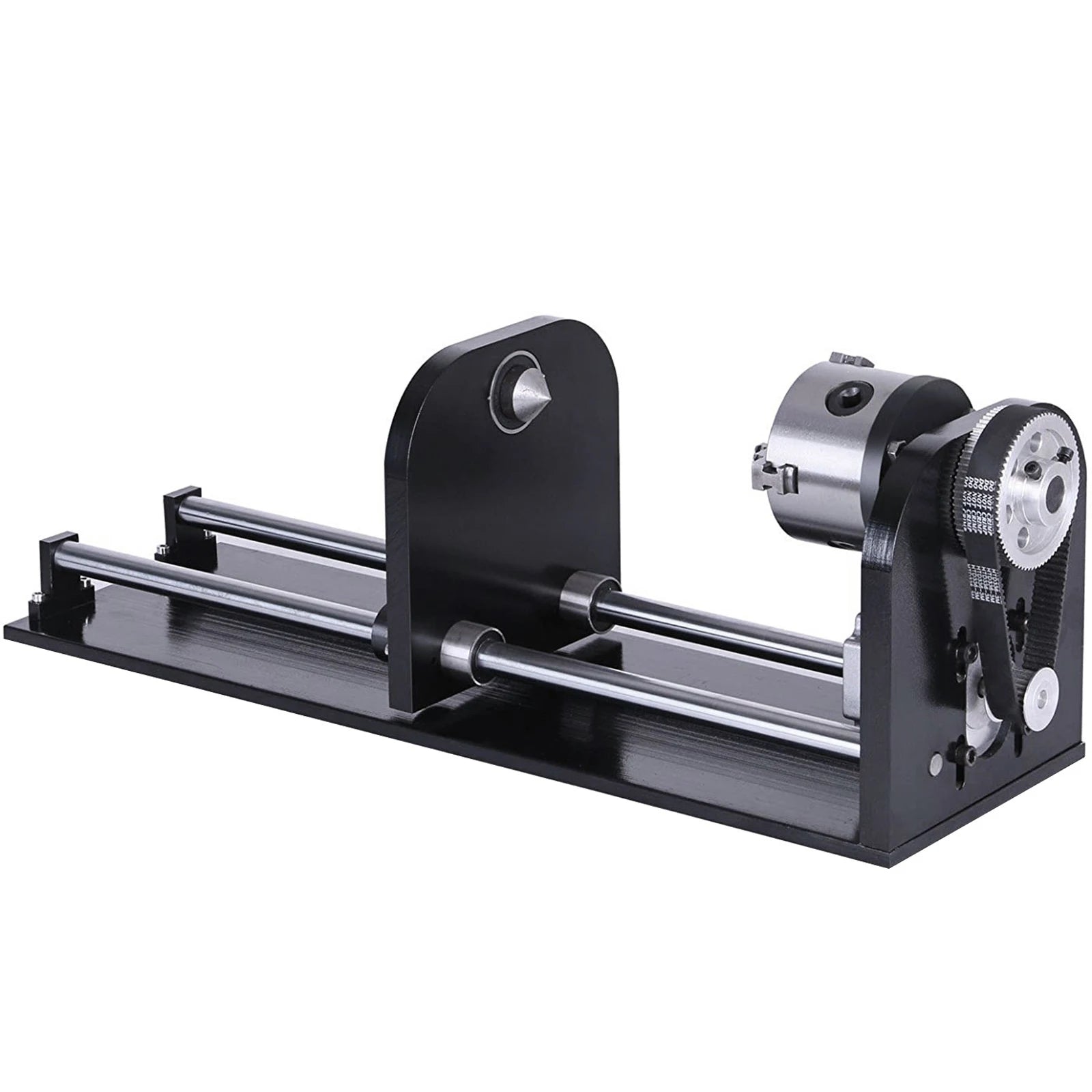 VEVOR Laser Engraving Machine Rotary Axis 80mm 3-Jaw Spiral Chuck CNC Router Axis Measuring for CO2 Laser Engraver