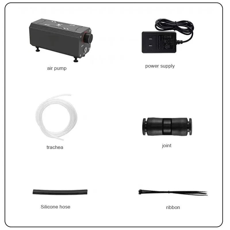 Laser Air Assist Pump AC 110V/220V Air Assist Compressor for Laser Cutter and Engraver Adjustable 10-30 L/Min