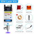 40W 80W Laser Module Optical Power 10W Laser Engraver, Air Assist & Laser Shield Diode CNC Cutter & Laser Engraving Machine